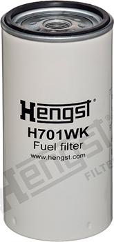 Hengst Filter H701WK - Polttoainesuodatin inparts.fi