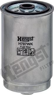 Hengst Filter H707WK - Polttoainesuodatin inparts.fi