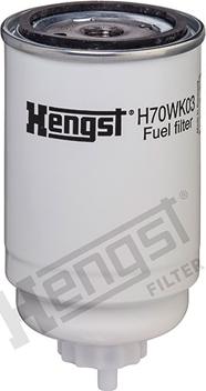 Hengst Filter H70WK03 - Polttoainesuodatin inparts.fi