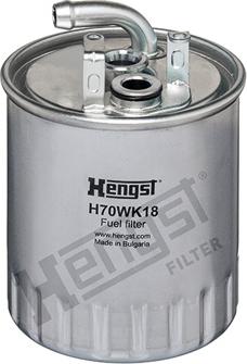 Hengst Filter H70WK18 - Polttoainesuodatin inparts.fi