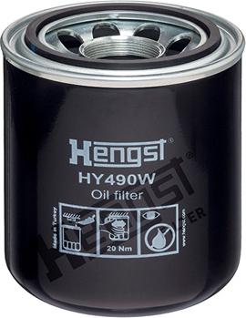 Hengst Filter HY490W - Suodatin, työhydrauliikka inparts.fi