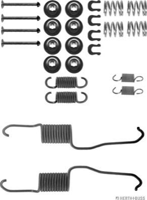 Herth+Buss Jakoparts J3562003 - Tarvikesarja, jarrukengät inparts.fi