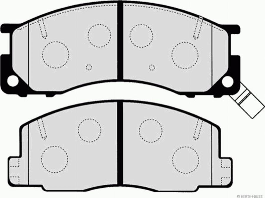 Herth+Buss Jakoparts J3602130 - Jarrupala, levyjarru inparts.fi