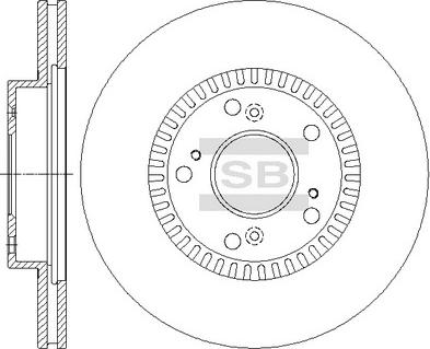 Kavo Parts BR-2316-C - Jarrulevy inparts.fi