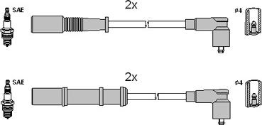 Hitachi 134972 - Sytytysjohtosarja inparts.fi