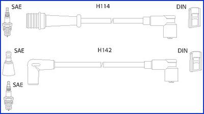 Hitachi 134485 - Sytytysjohtosarja inparts.fi