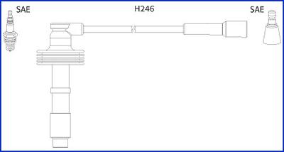 Hitachi 134560 - Sytytysjohtosarja inparts.fi