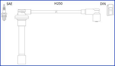 Hitachi 134520 - Sytytysjohtosarja inparts.fi