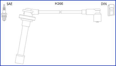 Hitachi 134521 - Sytytysjohtosarja inparts.fi