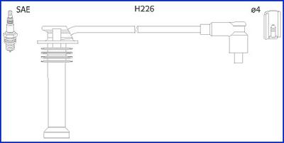 Hitachi 134672 - Sytytysjohtosarja inparts.fi