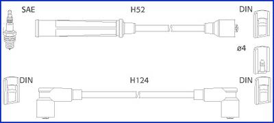 Hitachi 134391 - Sytytysjohtosarja inparts.fi