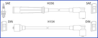 Hitachi 134366 - Sytytysjohtosarja inparts.fi