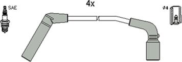 HITACHI 134260 - Sytytysjohtosarja inparts.fi