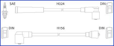 HITACHI 134230 - Sytytysjohtosarja inparts.fi