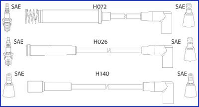 Hitachi 134225 - Sytytysjohtosarja inparts.fi