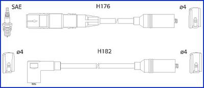 Hitachi 134790 - Sytytysjohtosarja inparts.fi