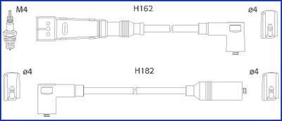 Hitachi 134704 - Sytytysjohtosarja inparts.fi