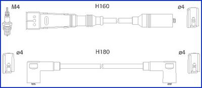 Hitachi 134705 - Sytytysjohtosarja inparts.fi