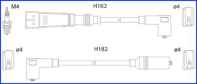 Hitachi 134709 - Sytytysjohtosarja inparts.fi