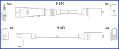 Hitachi 134716 - Sytytysjohtosarja inparts.fi