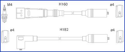 HITACHI 134717 - Sytytysjohtosarja inparts.fi