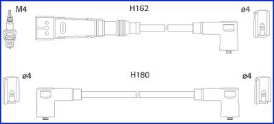 Hitachi 134795 - Sytytysjohtosarja inparts.fi