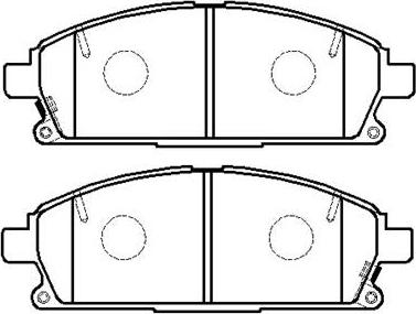 Magneti Marelli PF0972 - Jarrupala, levyjarru inparts.fi