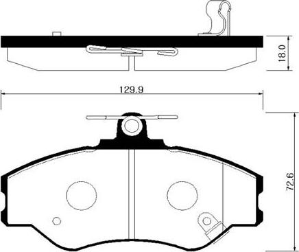 BOSCH 0 986 AB1 201 - Jarrupala, levyjarru inparts.fi