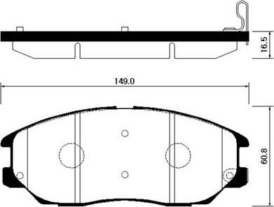 Magneti Marelli 363916061018 - Jarrupala, levyjarru inparts.fi