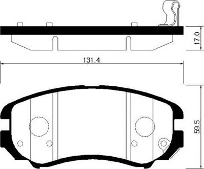 KIA S581012HA10NA - Jarrupala, levyjarru inparts.fi