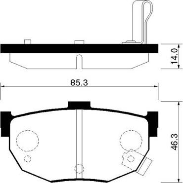 Japanparts PP-123MK - Jarrupala, levyjarru inparts.fi