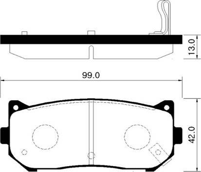 Textar 23455 130  0 5 T4067 - Jarrupala, levyjarru inparts.fi