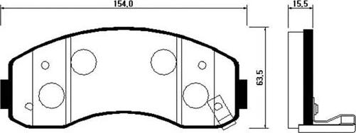 Textar 23784 15,5 05 - Jarrupala, levyjarru inparts.fi