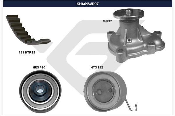 Hutchinson KH 469WP97 - Vesipumppu + jakohihnasarja inparts.fi