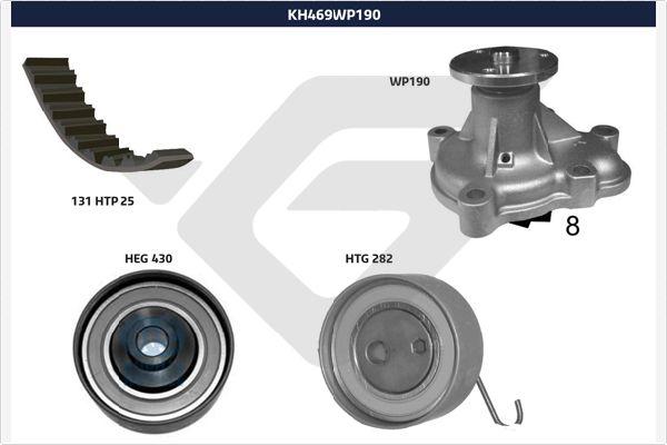 Hutchinson KH 469WP190 - Vesipumppu + jakohihnasarja inparts.fi