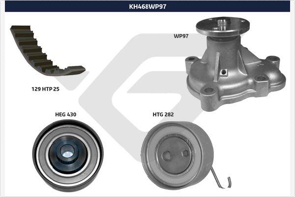 Hutchinson KH 468WP97 - Vesipumppu + jakohihnasarja inparts.fi