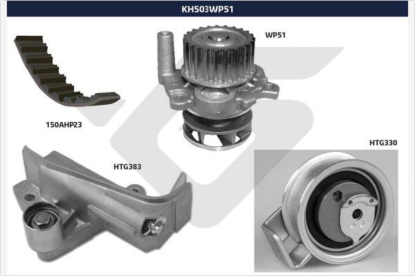 Hutchinson KH 503WP51 - Vesipumppu + jakohihnasarja inparts.fi