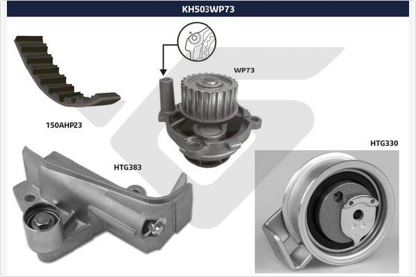 Hutchinson KH 503WP73 - Vesipumppu + jakohihnasarja inparts.fi