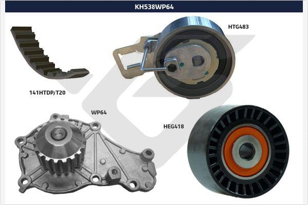 Hutchinson KH 538WP64 - Vesipumppu + jakohihnasarja inparts.fi