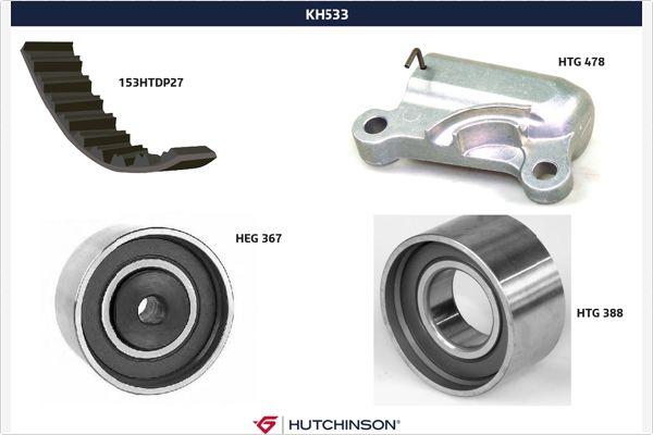 Hutchinson KH 533 - Hammashihnasarja inparts.fi