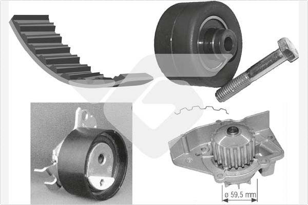 Hutchinson KH 142WP27 - Vesipumppu + jakohihnasarja inparts.fi