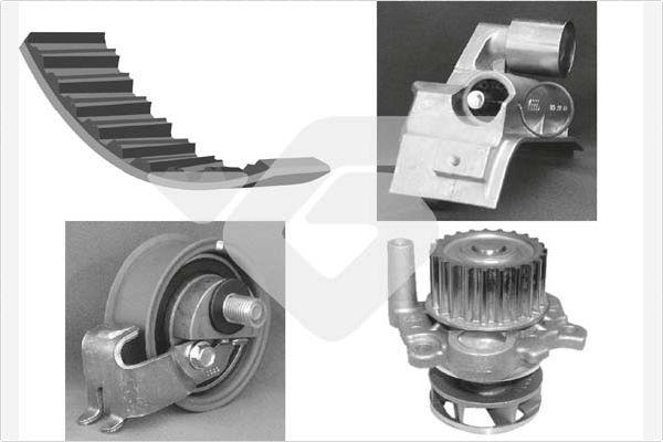 Hutchinson KH 166WP51 - Vesipumppu + jakohihnasarja inparts.fi