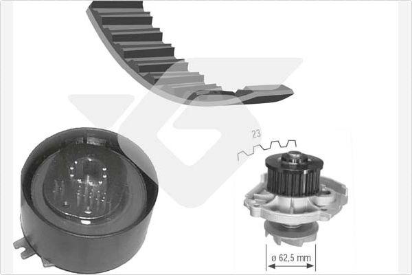 Hutchinson KH 139WP46 - Vesipumppu + jakohihnasarja inparts.fi