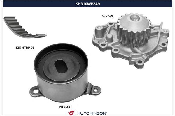 Hutchinson KH 310WP249 - Vesipumppu + jakohihnasarja inparts.fi