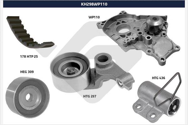 Hutchinson KH 298WP110 - Vesipumppu + jakohihnasarja inparts.fi