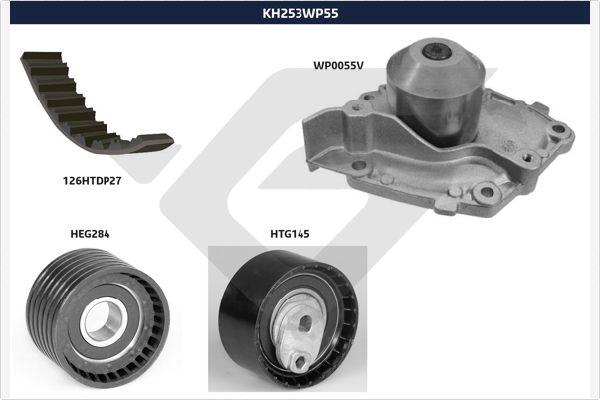 Hutchinson KH 253WP55 - Vesipumppu + jakohihnasarja inparts.fi