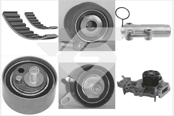 Hutchinson KH 265WP69 - Vesipumppu + jakohihnasarja inparts.fi