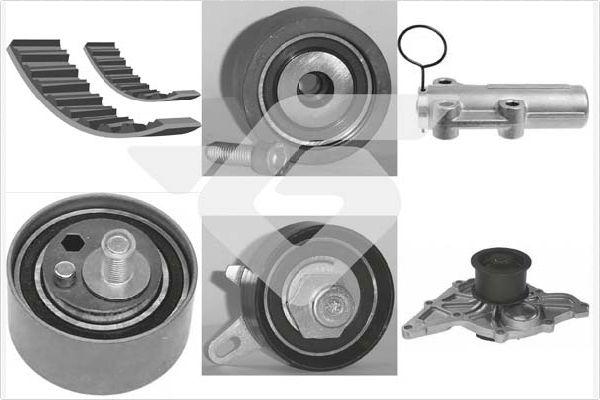 Hutchinson KH 266WP69 - Vesipumppu + jakohihnasarja inparts.fi