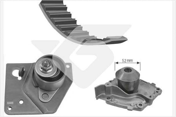 Hutchinson KH 235WP62 - Vesipumppu + jakohihnasarja inparts.fi