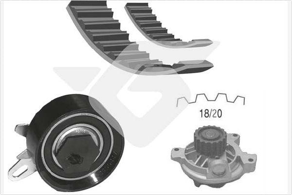 Hutchinson KH 73WP61 - Vesipumppu + jakohihnasarja inparts.fi